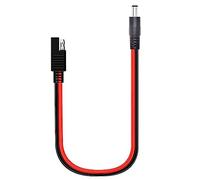 AsanWise SAE maschio a DC 5.5mm x 2.1mm maschio cavo adattatore SAE cavo connettore 14AWG DC cavo di ricarica per pannello solare caricabatterie 60cm