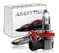 Asasytal H8 LED Angel Eye Halo Anello Faro DRL H9 H11 H16 Fendinebbia Luce Bianche 40W 6000K CanBus Nessun Errore per E82 E84 X1 E90 E91 E92 M3 E93 E70 X5 E72 X6 E60 E61 Universale, 2 Pezzi