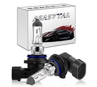 Asasytal HB4 9006 55W Lampadine Alogene per Fari, Faro Alogeno Abbagliante/Anabbagliante Luce Brillante Gialla 3000K, Fendinebbia 12V per Sostituzione Lampada Alogena Anteriore Auto, 2 Pezzi