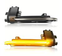 Asasytal Indicatore di Direzione per Specchietti Retrovisori Laterali a LED Dynamic Side Maker Per Au-di A4 B8.5 A5 B8.5 S5 A3 8P B8.5 RS3 RS4 RS5, Lampada LED Indicatore Specchio, 2 Pezzi