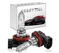 Asasytal Lampadina H9 12V 65W Faro Alogeno Abbagliante/Anabbagliante Luci Gialle 3000K Fendinebbia Auto DRL per la Sostituzione Delle Lampadine Alogene Originali, 2 Pezzi