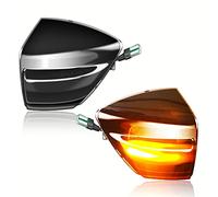 Asasytal LED Indicatori di Direzione laterali, Indicatori di Direzione a Dinamici E8 Lampada con Una Coppia di Luce di Direzione, 12V Ambra Compatibile con Ford Kuga C394 S-Max C-Max, 2 Pezzi