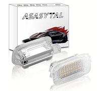 Asasytal LED Luci di cortesia Auto Passo Piedi Luce del Bagagliaio Della Lampadina del Vano Portaoggetti da 6000 K Bianche per W176 W246 W242 W204 W205 C117 X117 X218 GLK W221 X156 X204, 2 Pezzi