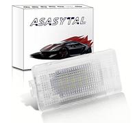 Asasytal Luce a LED per Porte di Cortesia Interne Illuminazione Portiera Passo Piedi Luce 12V Bianco Puro Compatibile con 1/3/5/6/7/X Series E82/E88/E36/E46/E92/E90 E92 E93 M3/E93/E39/E60,1 Pezzo