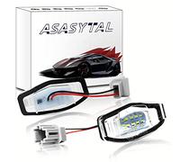 Asasytal Luce Targa di Licenza, Lampade a Piastra per Numero Posteriore a LED 6000K Xeno bianco Compatibile con Honda 7/8/9th GEN CI-Vic PI-LOT ODY-SSEY ACU-RA MDX RL TL TS RDX ILX, 2 Pezzi