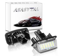 Asasytal Luci Targa a LED Compatibili con Camry, Yaris/XP21, Auris E180, Corolla Type E210 TS Touring Sports, Luci Targa Posteriori Senza Errori, Luce Bianca Brillante 6000K, 2 Pezzi