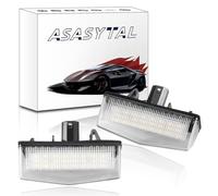 Asasytal Luci Targa a LED Compatibili con Prius XW20 XW30, RAV4, C-HR, Scion tC, Lexus CT200h, NX 200t, 300h; RX 200t ecc., Luci Targa Posteriori Senza Errori, Luce Bianca Brillante 6000K, 2 Pezzi