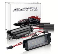 Asasytal Luci Targa Lampadine 18 LED SMD Canbus Error Free Lampada Targa con CanBus Nessun Errore Compatibile con Hyundai ve-loster Genesis Coupé Ki-A Soul, 2 Lampade
