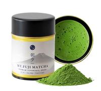 Asayu Japan Polvere di Matcha Cerimoniale Premium Origine Monte Fuji - Autentico Tè Verde Giapponese per la Cerimonia del Tè, Antiossidante Naturale, Energizzante - Lattina da 30g