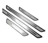 ASBHFC 4 Pezzi Battitacco in Acciaio Inossidabile per Defender (L663 2020-2025 2026), Protezione Soglia Porta AntiGraffio, Copertura Pedale di Benvenuto, Accessori di Stile,Type-B