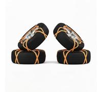 ASBHFC Calze da Neve per Auto per Dacia Duster (HS HM P1310 2012-2025 2026), Catene da Neve in Tessuto, Dispositivo Antiscivolo per Guida Invernale su Neve e Ghiaccio, Montaggio Facile,4PCS