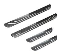 ASBHFC Set da 4 Battitacco per Auto per Jeep Grand Cherokee (WL 2021-2025 2026), Stile Acciaio Inossidabile, Protezione AntiGraffio Adesiva per Porte Anteriori e Posteriori, Protezione battitacco