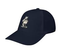 asbwuo Berretto da Baseball Casual Bear I Love California, Divertente Cappello da Golf Regolabile per papà, per Correre e praticare Sport all'Aria Aperta