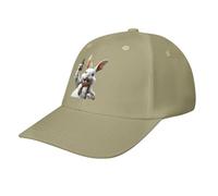 asbwuo Berretto da Baseball Casual Drunk Rabbit, Divertente Cappello da Golf Regolabile, per papà, per Correre e praticare Sport all'Aria Aperta