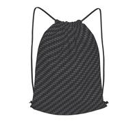 asbwuo BlackFiber Outdoor Leisure Drawstring Backpack, Lightweight Waterproof Sports Bag For Men & Women - Gym, Yoga, Travel