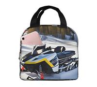 asbwuo Bolsa de almuerzo para moto de nieve para hombres y mujeres, elegante y grande, reutilizable, para el trabajo, picnic y senderismo, 21,5 cm de largo x 13 cm de ancho x 20 cm de alto.