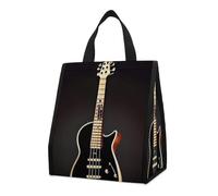 asbwuo Bolsa térmica reutilizable para el almuerzo, de 9 l, a prueba de fugas, color negro, con bolsillos interiores para mujeres y hombres, ideal para refrigerios, trabajo, picnic y camping.