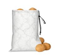asbwuo Borsa portaoggetti per cipolle e patate con texture mar | Borsa organizer con coulisse per ripiani della dispensa, banconi da cucina, aglio, patate, cipolle e alimenti di tutti i
