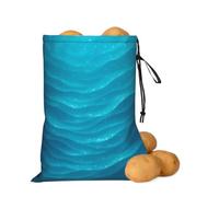 asbwuo Borsa trasparente per cipolle e patate marine | Borsa organizer con coulisse per ripiani della dispensa, banconi da cucina, aglio, patate, cipolle e alimenti di tutti i