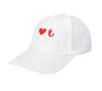 asbwuo Cappellino da Baseball Casual I Love Seafood, Divertente Cappello da Golf Regolabile per papà, per Correre e praticare Sport all'Aria Aperta