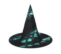 asbwuo Carta da parati 3D con serpente, stampa 2, cappello da strega per Halloween, costume da strega, accessorio per feste di cosplay da donna.
