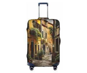 asbwuo Coprivaligia antigraffio Italian Old Street, protezione per bagagli da viaggio, valigia inclusa