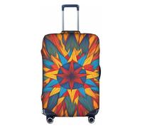 asbwuo Coprivaligia con stampa a stelle colorate per bagagli Coprivaligia elastico perfetto per viaggi d'affari