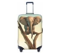 asbwuo Coprivaligia da viaggio con motivo Little Elephant On Tree, antigraffio