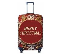 asbwuo Coprivaligia da viaggio Merry Christmas Too, coprivaligia antigraffio