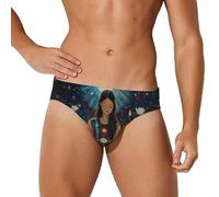 asbwuo Costume da Bagno da Uomo con Stampa dei Sette Chakra, Costume da Bagno Bikini, Costume da Bagno Sexy, Pantaloncini da Spiaggia