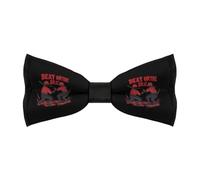 asbwuo Cravatte a farfalla classiche da uomo Beat On The Brat, pre-annodate e regolabili, regalo per compleanni, matrimoni e altri eventi quotidiani.