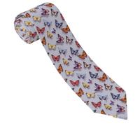 asbwuo Cravatte a farfalla realistiche e carine per uomo, novità, divertenti, sottili, per feste di laurea e balli