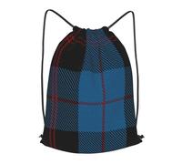 asbwuo Guthrie Clan Family Tartan Outdoor Leisure Drawstring Backpack, Lightweight Waterproof Sports Bag For Men & Women - Gym, Yoga, Travel