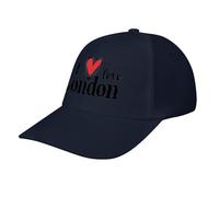 asbwuo I Love London, Berretto da Baseball Casual, Divertente Cappello da Golf Regolabile per papà, per Correre e praticare Sport all'Aria Aperta