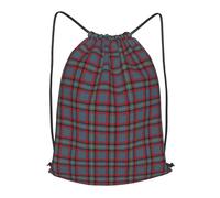 asbwuo Irish Clan Mcnamara Macnamara Tartan Plaid Outdoor Leisure Drawstring Backpack, Lightweight Waterproof Sports Bag For Men & Women - Gym, Yoga, Travel