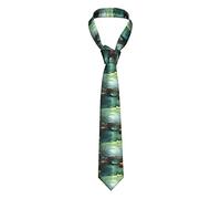 asbwuo Little Bridge In The East Formale, cravatta da lavoro per marito e padre, ideale per matrimoni, testimoni dello sposo, missioni, balli e regali.