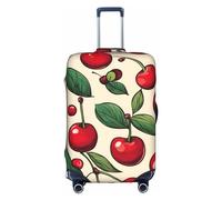 asbwuo Lovely Sweet Red Cherry 2 Coprivaligia Antigraffio Protettore per Bagagli da Viaggio, Valigia Inclusa