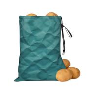 asbwuo Origami Fold Patate Cipolla Storage Bag | Borsa organizer con coulisse per ripiani della dispensa, banconi da cucina, aglio, patate, cipolle e alimenti di tutti i