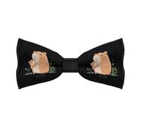 asbwuo Papillon classico da uomo Capybara Mom I Love Mom, papillon pre-annodati regolabili, regalo per tutti i giorni, compleanno, matrimonio