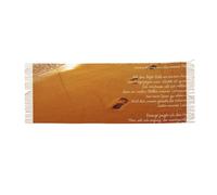 asbwuo Poesia Impronte nella sabbia. Sciarpa oversize Webp (77x27 pollici) - Stampa leggera invernale e design doppio solido, accessorio unisex per tutte le stagioni.