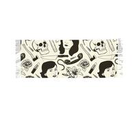 asbwuo Sciarpa oversize con motivo True Crime (77x27 pollici) - Stampa leggera invernale e design doppio solido, accessorio unisex per tutte le stagioni