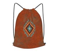 asbwuo Southwest Canyons Diamond Outdoor Leisure Drawstring Backpack, Lightweight Waterproof Sports Bag For Men & Women - Gym, Yoga, Travel