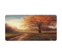 asbwuo Tapis de bureau motif automne 30 x 60 cm avec bords cousus, grand tapis de souris gaming antidérapant en caoutchouc pour PC, ordinateur portable et bureau à domicile.
