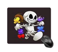 asbwuo Tapis de souris carré imperméable avec impression Undertail, antidérapant, pour le jeu sur bureau, au bureau et à la maison