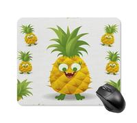 asbwuo Tapis de souris carré imperméable avec motif pin, antidérapant, idéal pour le jeu sur bureau, au bureau et à la maison.