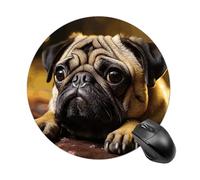 asbwuo Tappetino per mouse con motivo Cavia sotto i ciliegi in fiore in gomma multi-formato, base in gomma antiscivolo