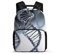 asbwuo Zaino fotografico con catena DNA, leggero, casual, da lavoro, da lavoro, dal design classico e resistente per l'uso quotidiano.