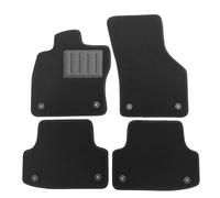 ASC Tappetini Auto Compatibili con Audi A3 8V Sportback 2013-2019, Moquette con Battitacco in Gomma/PVC, Bottoni per Ancoraggio