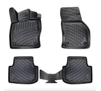 ASC Tappetini Auto Compatibili con Cupra Formentor TSI/e hybrid (PHEV) 2020-2025 Gomma a Vaschetta, Protezione Poggiapiedi, Bottoni per Ancoraggio