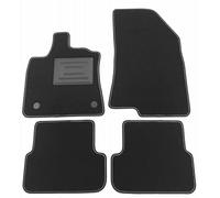 ASC Tappetini Auto Compatibili con Dacia Sandero/Stepway III serie 2020-2025 - Comfort/Essential, Moquette, Bordo Antiscivolo, Battitacco in Gomma